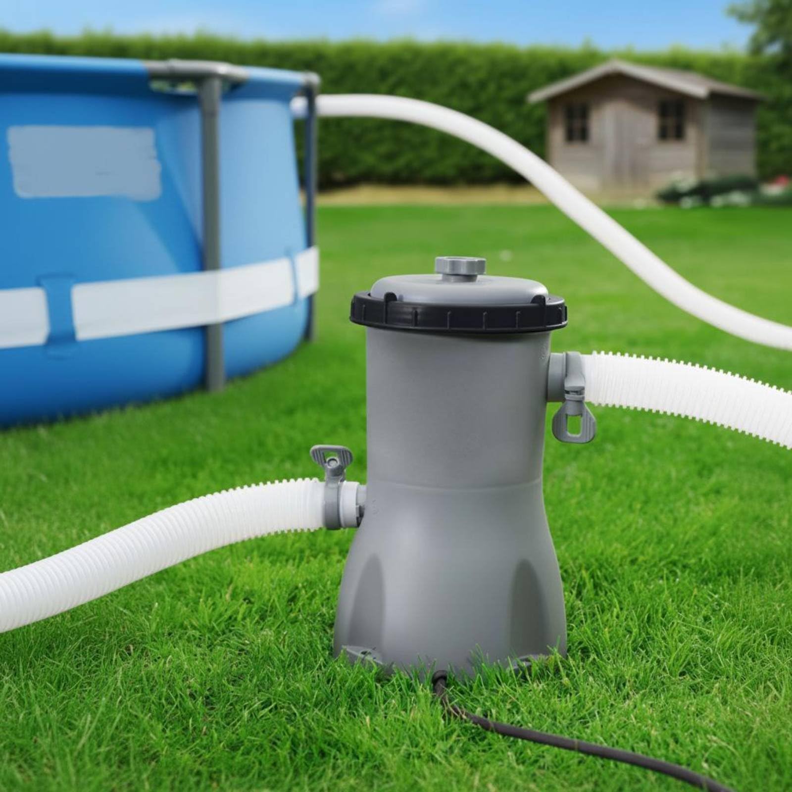 Cartuccia Filtro Acqua Vasca Semplice Manutenzione Copertura Filtro Pompa Piscina Impermeabile, Pompa Filtro Da 530 Galloni 2006 Litri/Ora