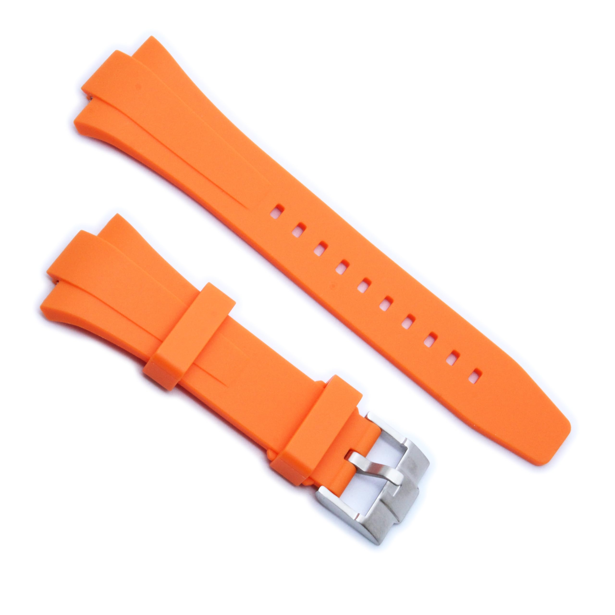 WAMD Quick Release TPU Rubber Watch Strap for Tissot PRX Watch - 11 mm and 12 mm Watch Straps for Tissot PRX Watch. (Orange, 12 mm) (B0D26HWMBF) Amazon Price History, Amazon Price Tracker