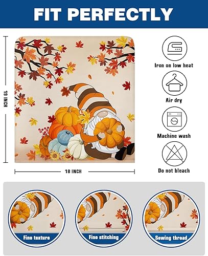 Vista 110 de Fundas para sillas navideñas de muñeco de nieve negro, 4 piezas, fundas traseras de comedor, fundas para árbol de Navidad, protectores extraíbles