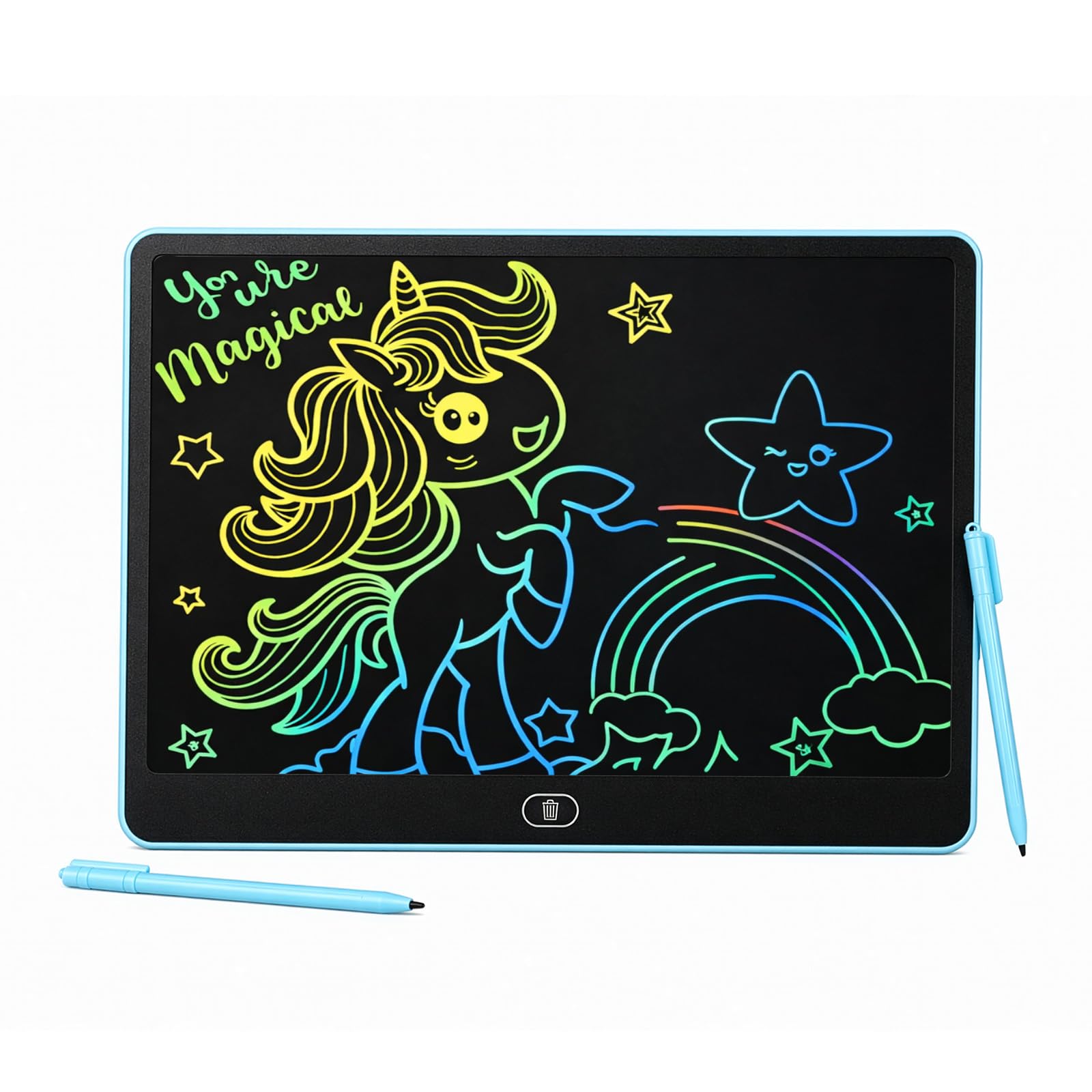 FERNVALE 2pack 16 Inch LCD Writing Tablet for Kids with Two Pens, Reusable Drawing Tablet, Portable Erasable Doodle Board, Large Magic Writing Board Educational Toy Gift for Boys Girls Age 3-8 — image 1
