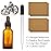 12 pcs, 1 oz Amber Dropper Bottles w/ 3 Stainless Steel Funnels & 1 Long Glass Dropper - 30ml Glass Bottles with Eye Droppers, Leakproof Essential Oils Bottle for Health, Personal Care & Beauty