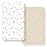 GRSSDER Stretch Ultra Soft Jersey Knit Fitted Crib Sheets Set 2 PackFit All Standard Crib Mattress Pads Safe and Snug, Crib Fitted Sheet for Boys and Girls, Stylish Watercolor Rabbit Pattern