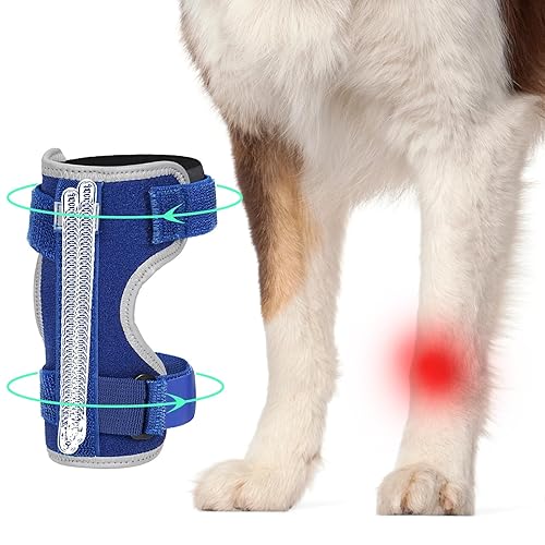 Dog Front Leg Brace Adjustable, Ankle Support for Dog Wrist
