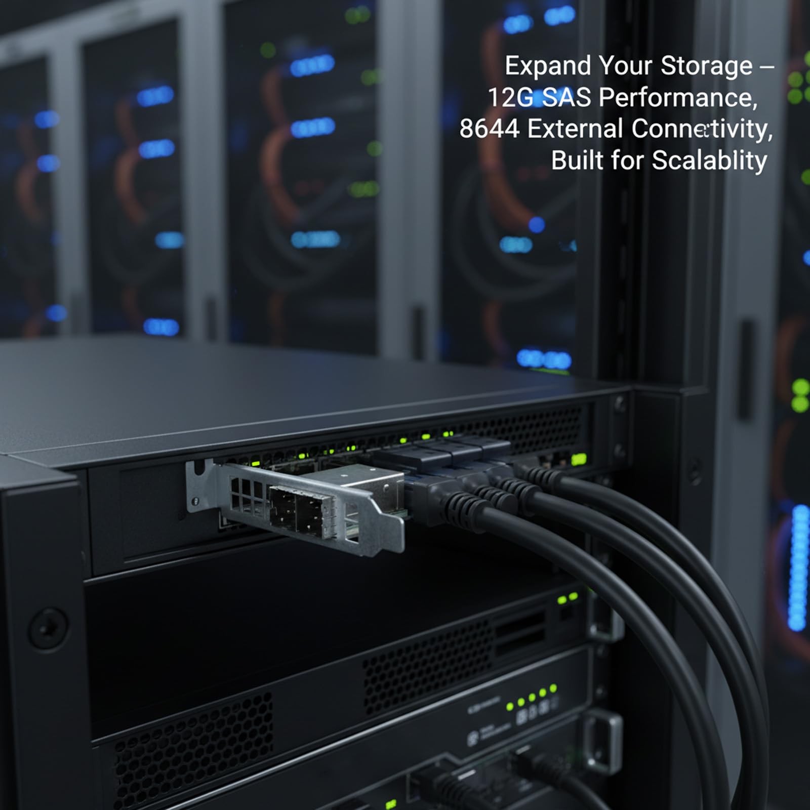 Speed AOM SAS3 8I8E Scheda di espansione server con 12Gbps per Data Center Host Storage Expansion