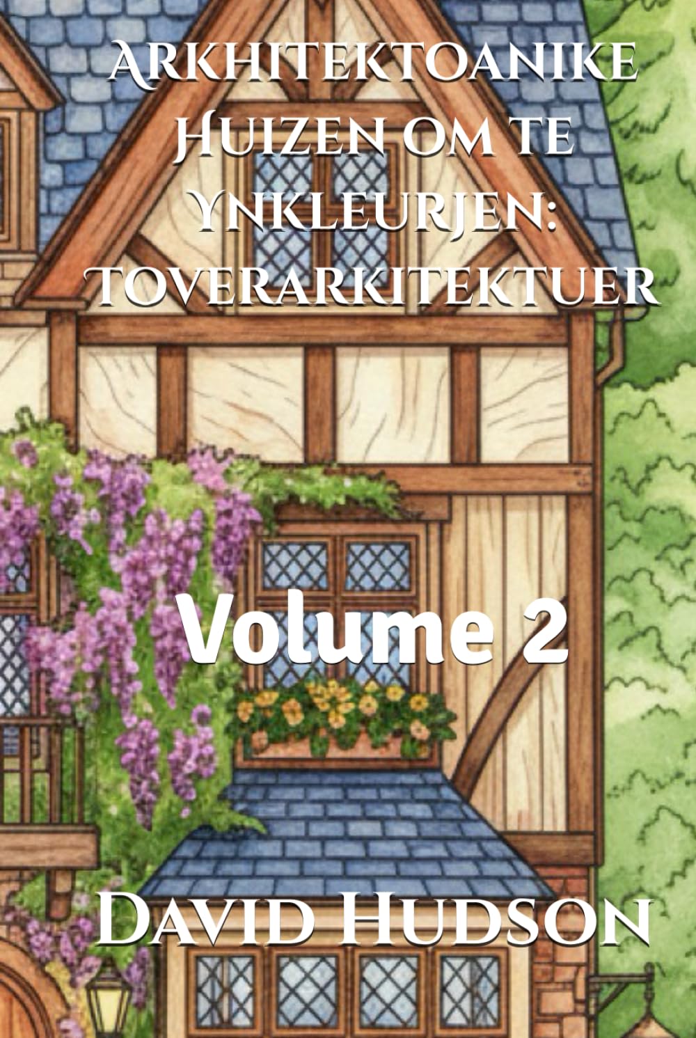 Arkhitektoanike Huizen Volume 2 coloriage architecture fantastique contre l'anxiété