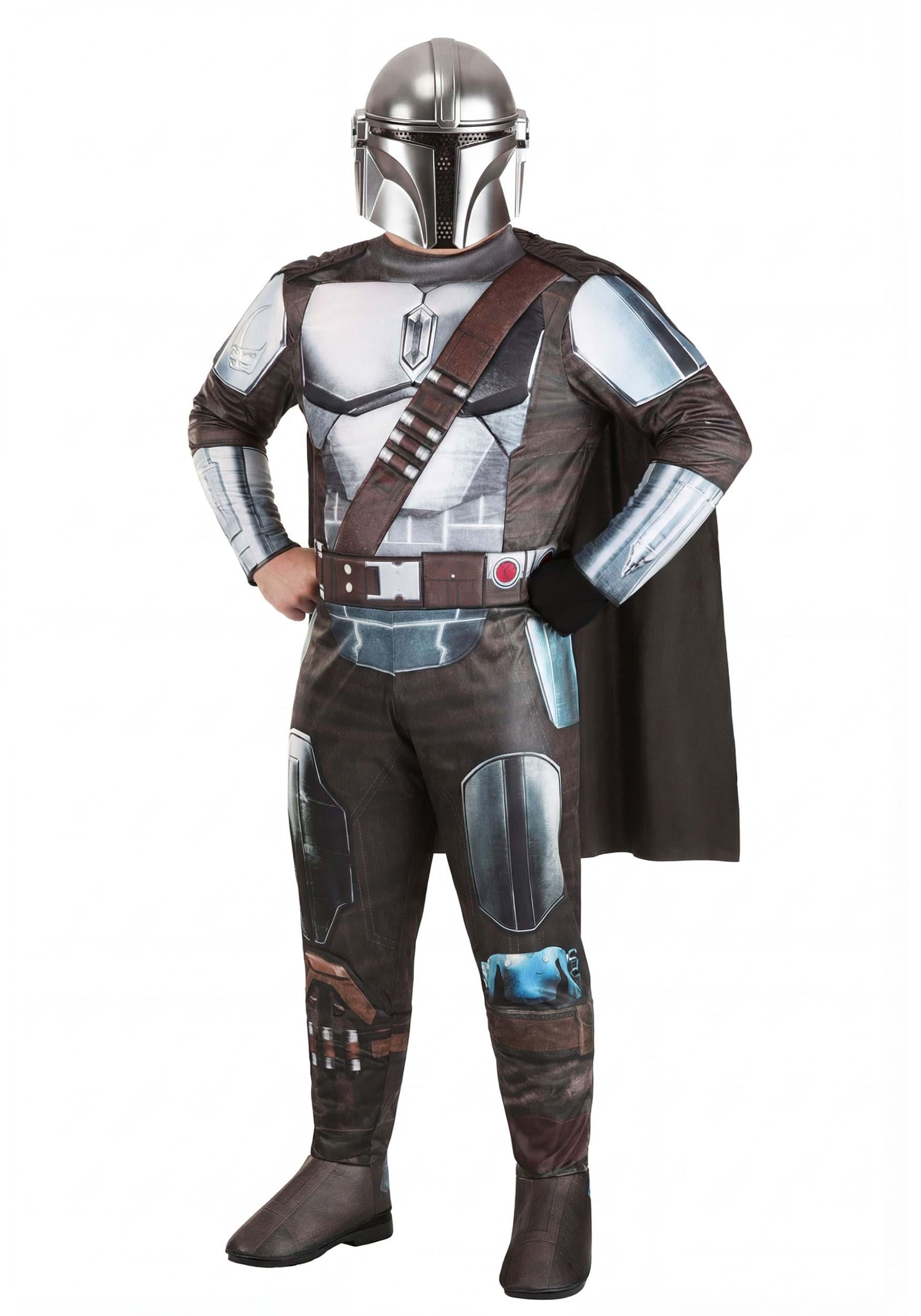 STAR WARS Deluxe kostium mandaloriański dla dorosłych, męski kostium na Halloween, oficjalna licencja
