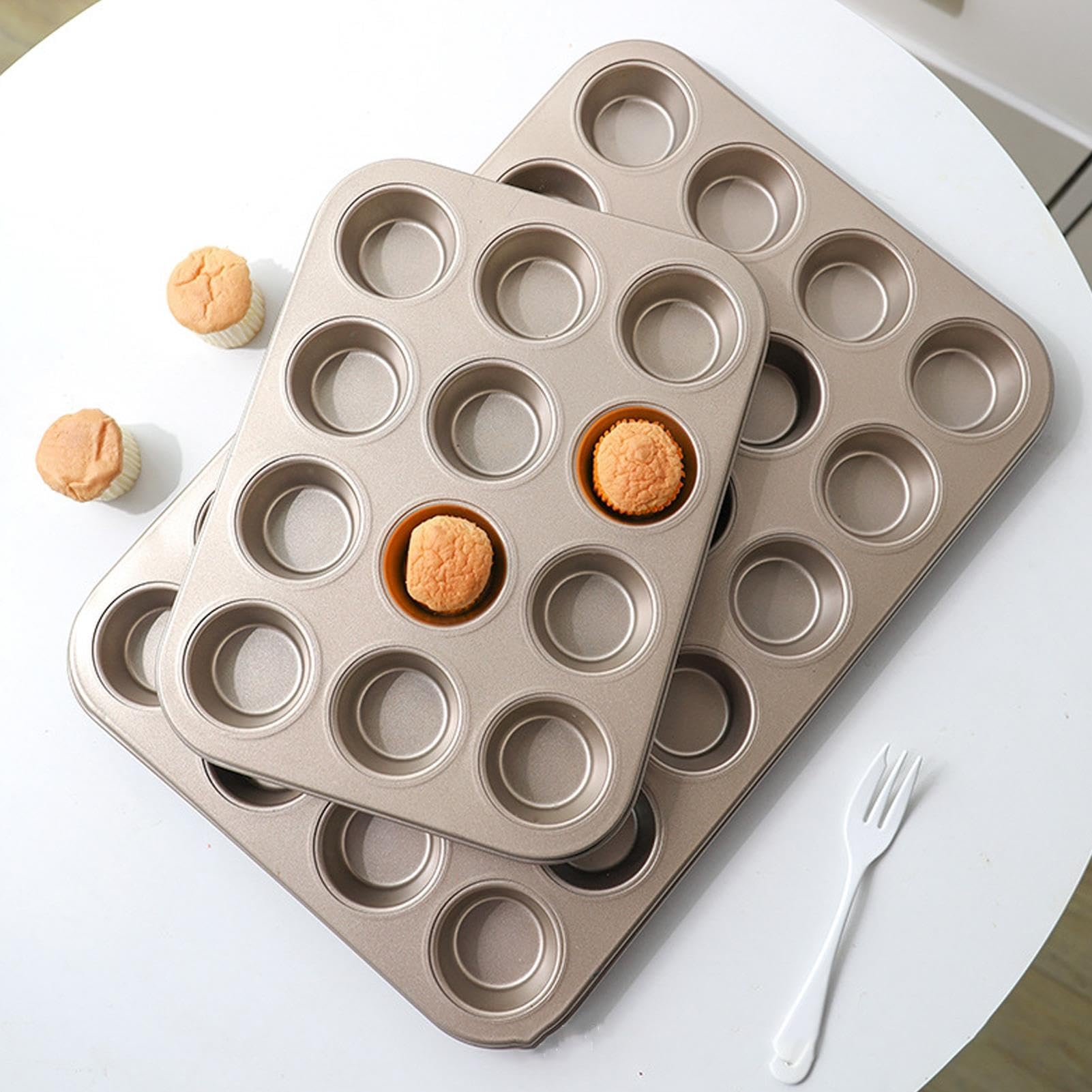 Zestaw 2 Sztuk OkrąGłYch Foremek Forma Pieczenia Muffinek Babeczek