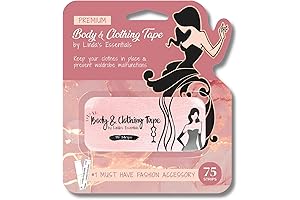 75 Pack Fabric Double Sided Body Tape for Clothing