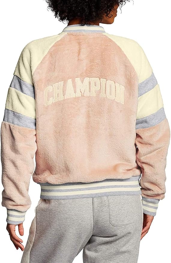 champion faux fur jacket