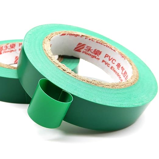 Cinta aisladora verde 6 rollos 15 mm x 15 m miniatura 6
