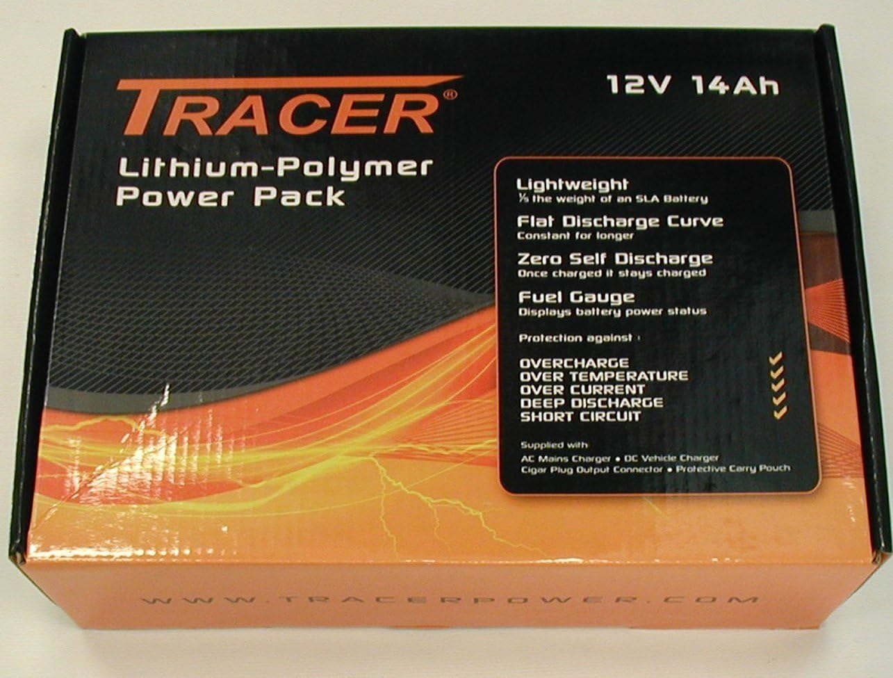 Tracer Lighting - 12V 14Ah Li-Pol Battery Pack - Tactical Lights - Battery Packs - Flashlight Batteries