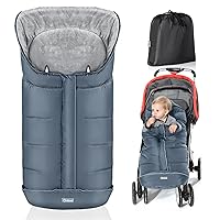 Vista 11 de Bolsa de dormir universal, impermeable, para bebé, para cochecito, clima frío