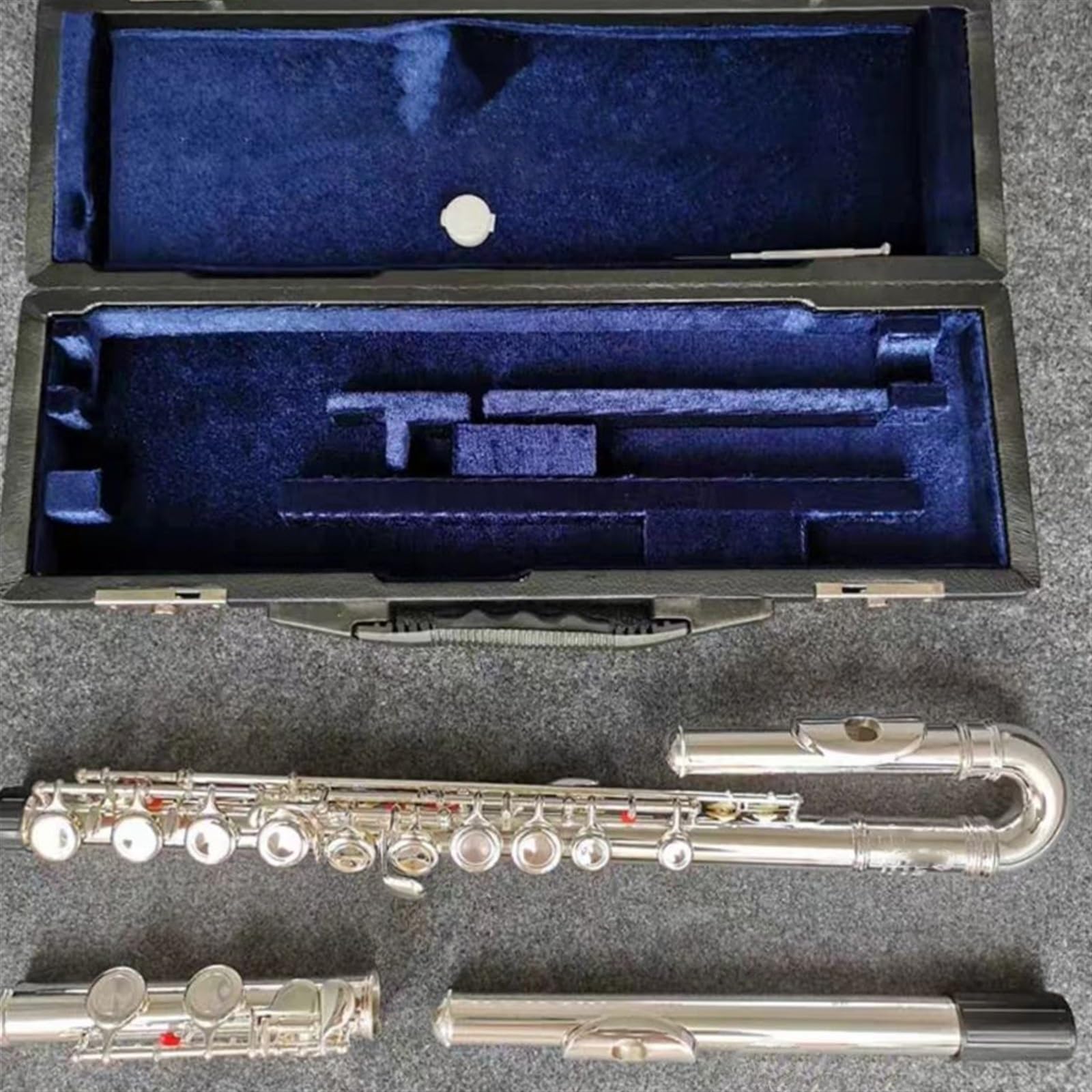 Flauto Flauto Traverso Professionale A 16 Fori Placcato In Argento Per Principianti Flauto Traverso A U Con Accordatura In Do