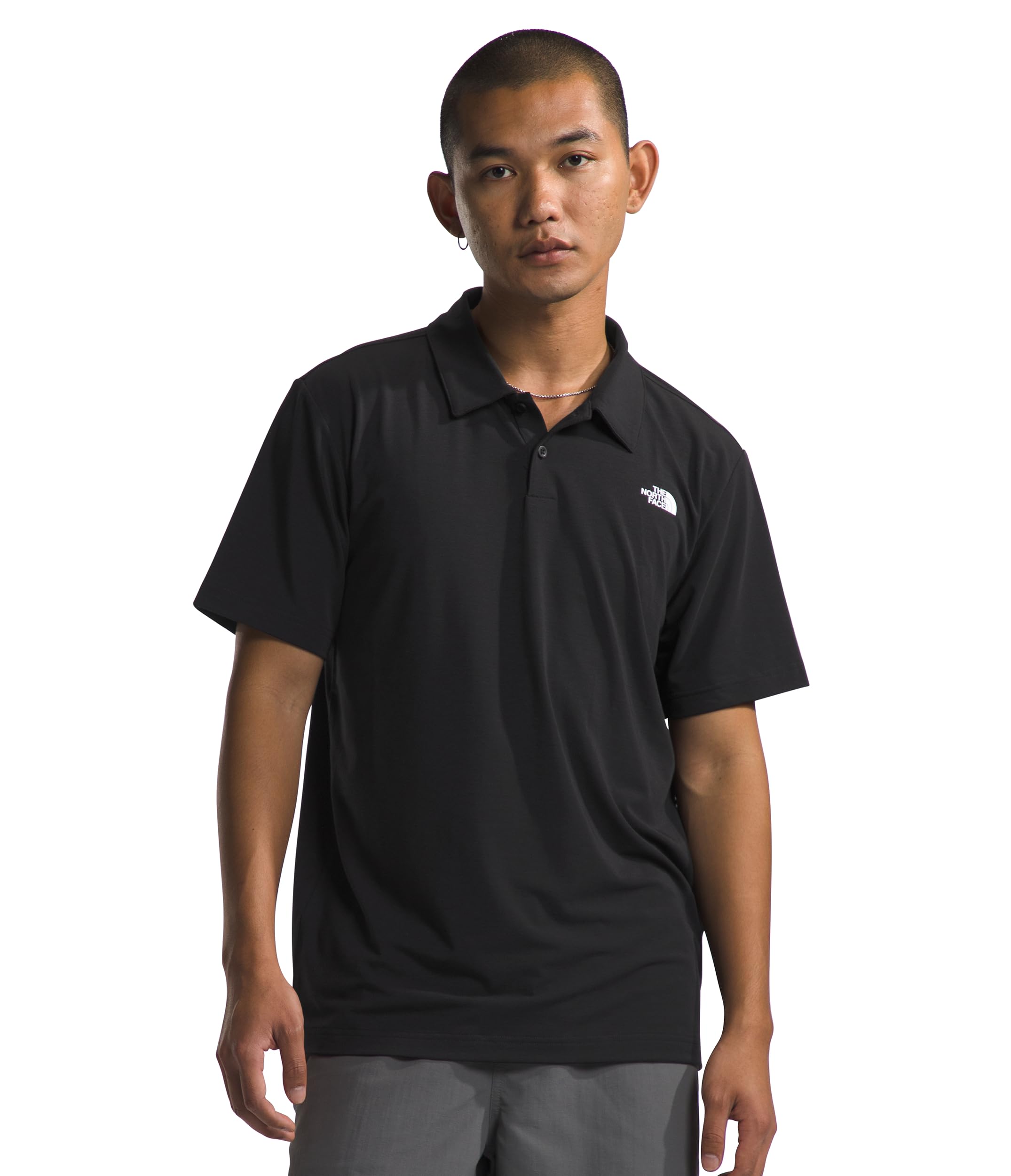 The North Face Herren-Poloshirt Adventure Polo Größe L Schwarz