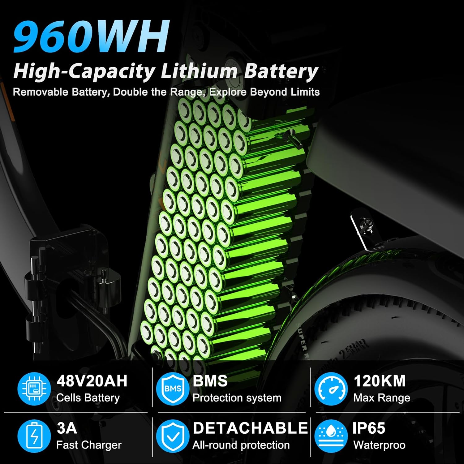 Electric bike dual hydraulic disc brakes