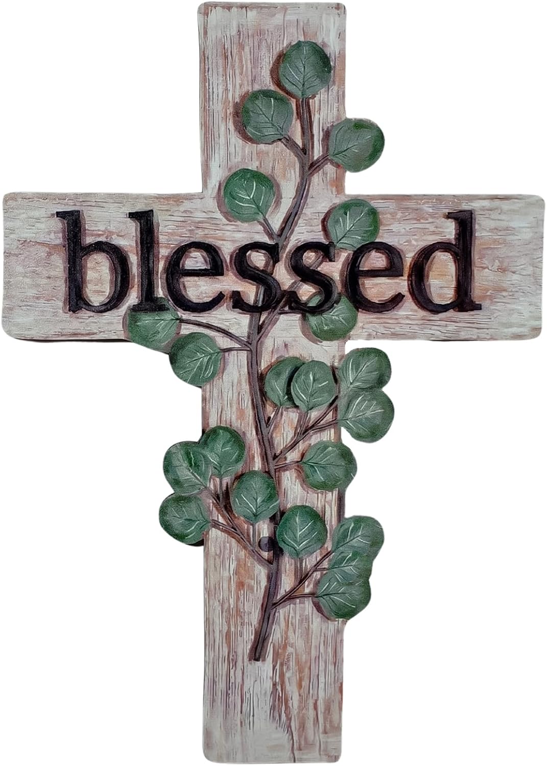 ARTINRENAISS Butterfly Rustic Wooden Wall Cross