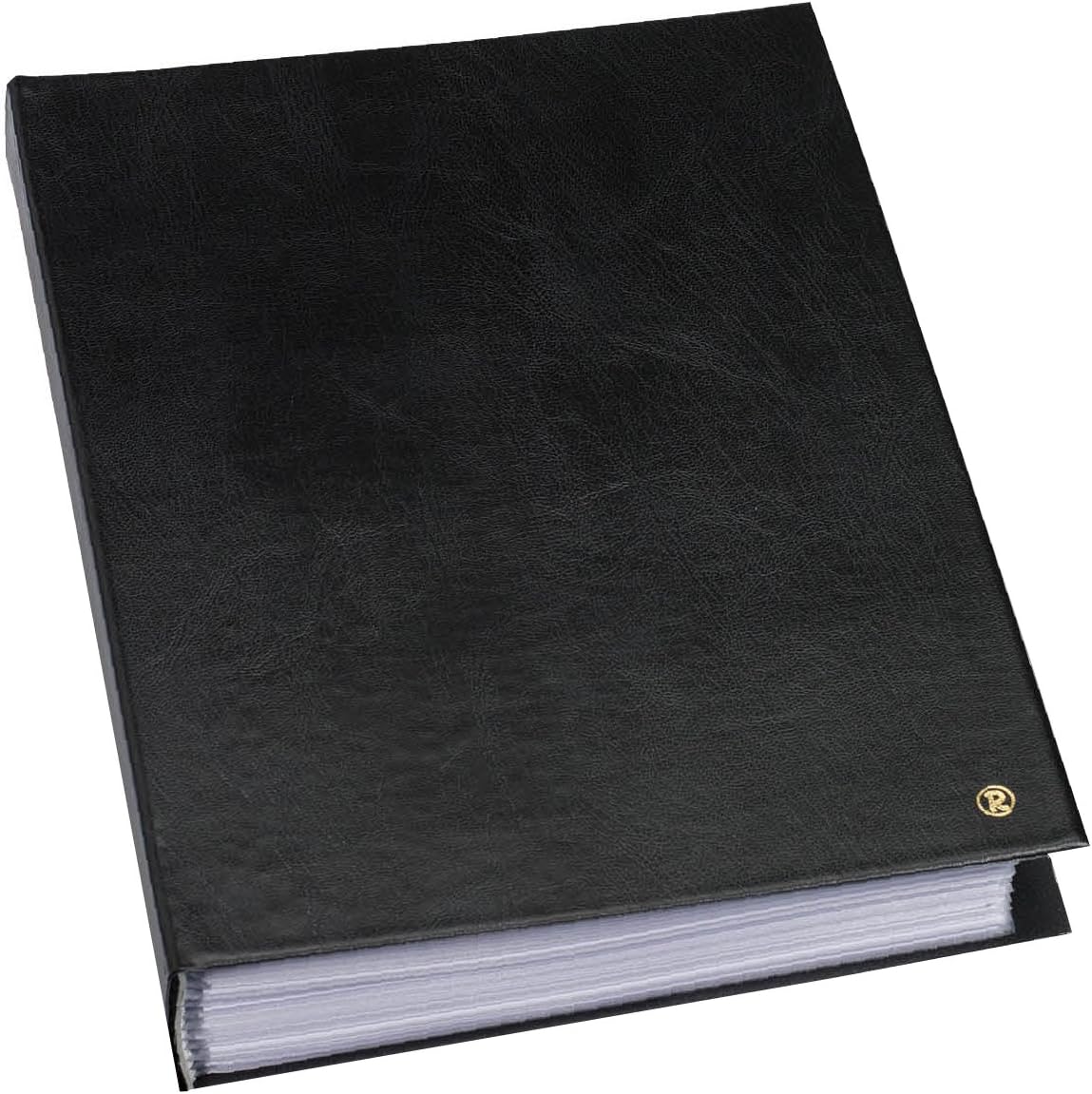 Rillstab Original Display Book (50 Transparent/Clear Pockets) | A4 Front Page Ring Binder Portfolio & Project Presentation Folder for Meetings & Conferences| Poly Clear Pocket Folder | Black | 99454
