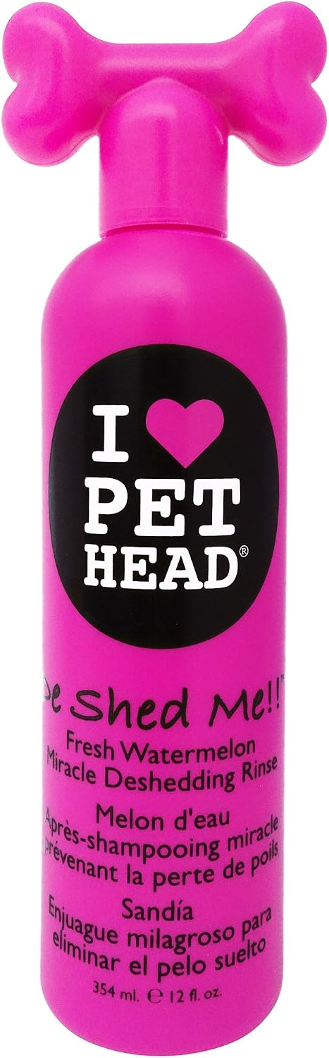 Pet Head De Shed Me!! Rinse, 12oz Watermelon,Pink,TPHD4