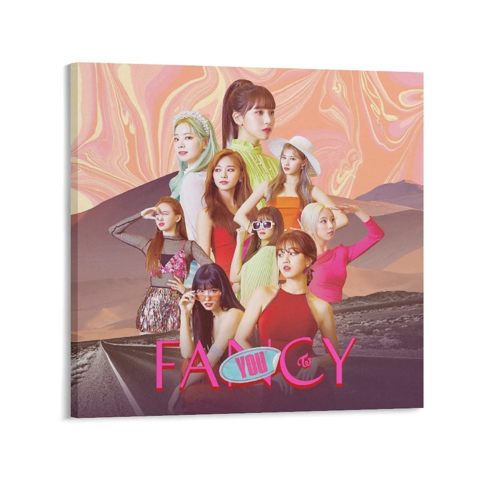 Amazon.co.jp: Twice K-pop Group Pop ポスター Fancy You 部屋飾り 