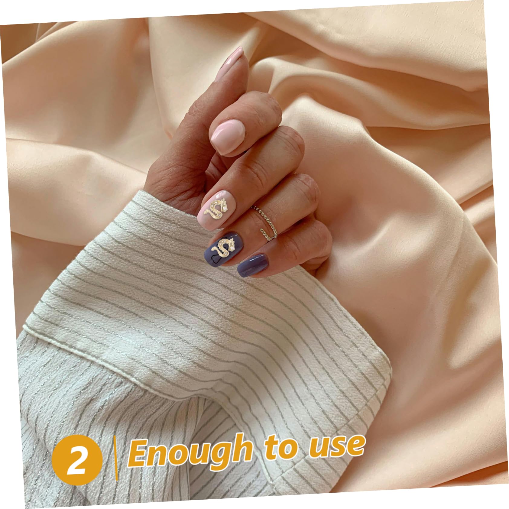 VALICLUD 4 Set Piccole Gemme Di Nail Art Fascino Ciondoli Per Unghie Per Unghie Da Donna Ornamenti Per Manicure Decorazione Per Unghie Decorazioni Per Unghie Strass D'oro 50 Pezzi*4