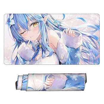 未使用花海咲季 ゲーミングマウスパッド ラバーマット デスクマット プレイマット Amazon.co.jp: デスクマット 雪花ラミィ バーチャルユーチュー