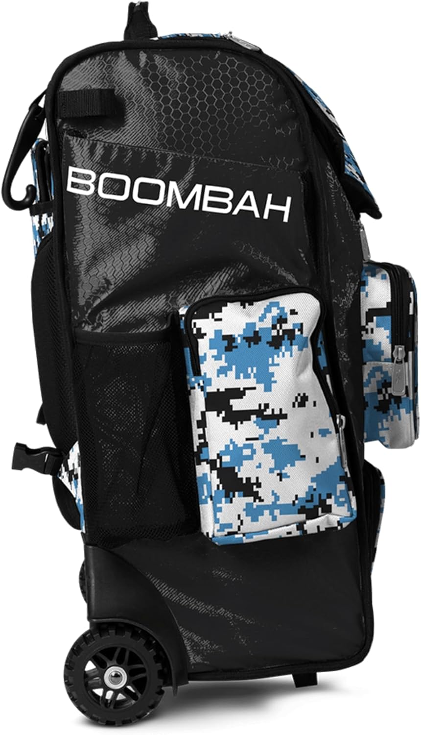 Boombah Ultrapack Hybrid Rolling Bat Bag - Wheeled & Backpack Version - Digital Camo - Multiple Color Options