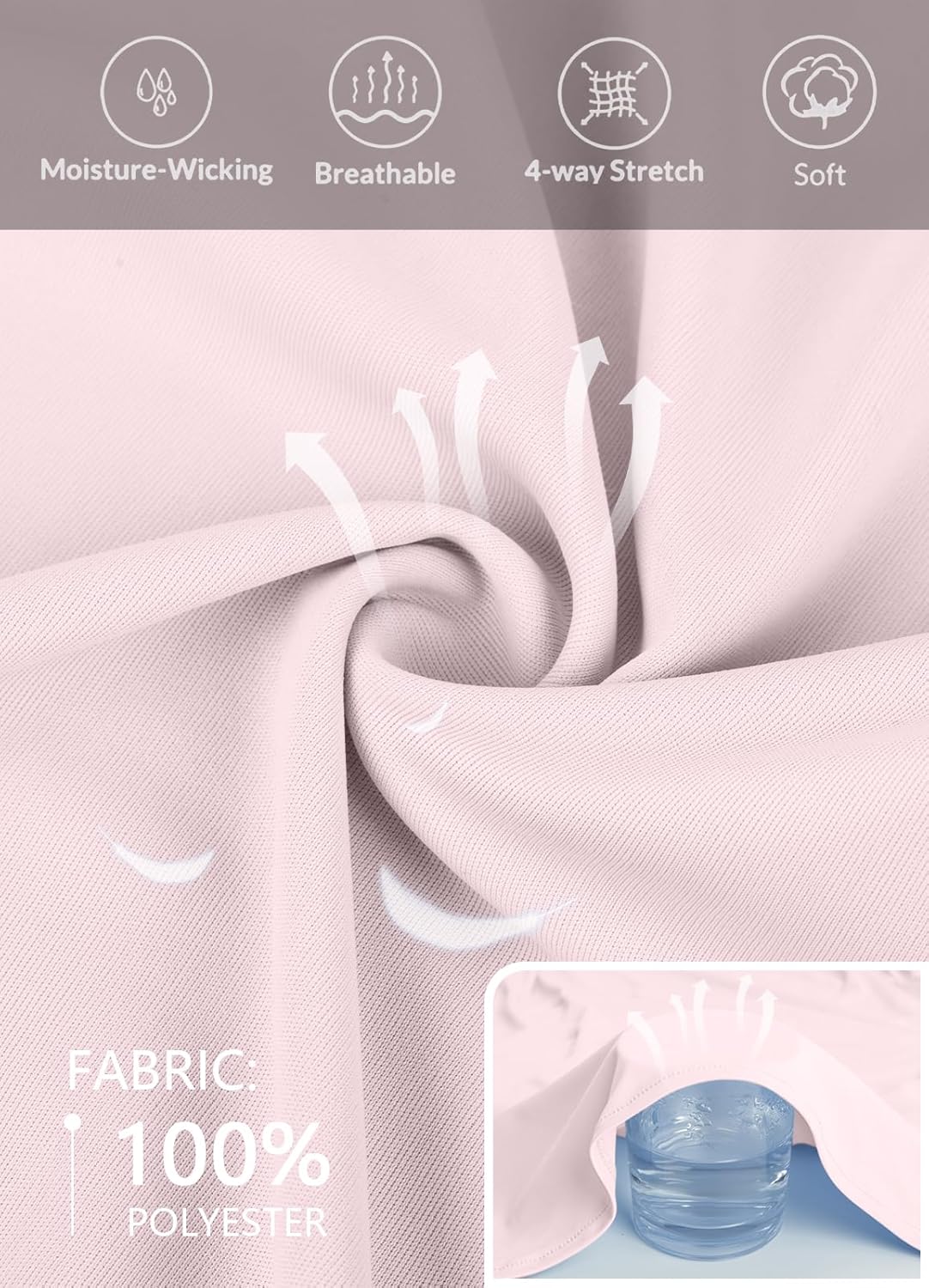 Women's Sun Protection Shirt UPF 50+ Long Sleeve Hoodie UV SPF T-Shirts Rash Guard Hiking Quick Dry Lightweight - Image 4