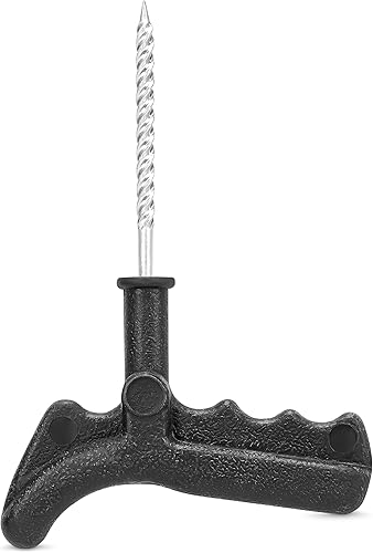 Miniatura 4 de Firestone Kit de reparación de neumáticos, incluye tapón de ojo dividido con mango en T, cuerdas de reparación resistentes, cemento de goma,