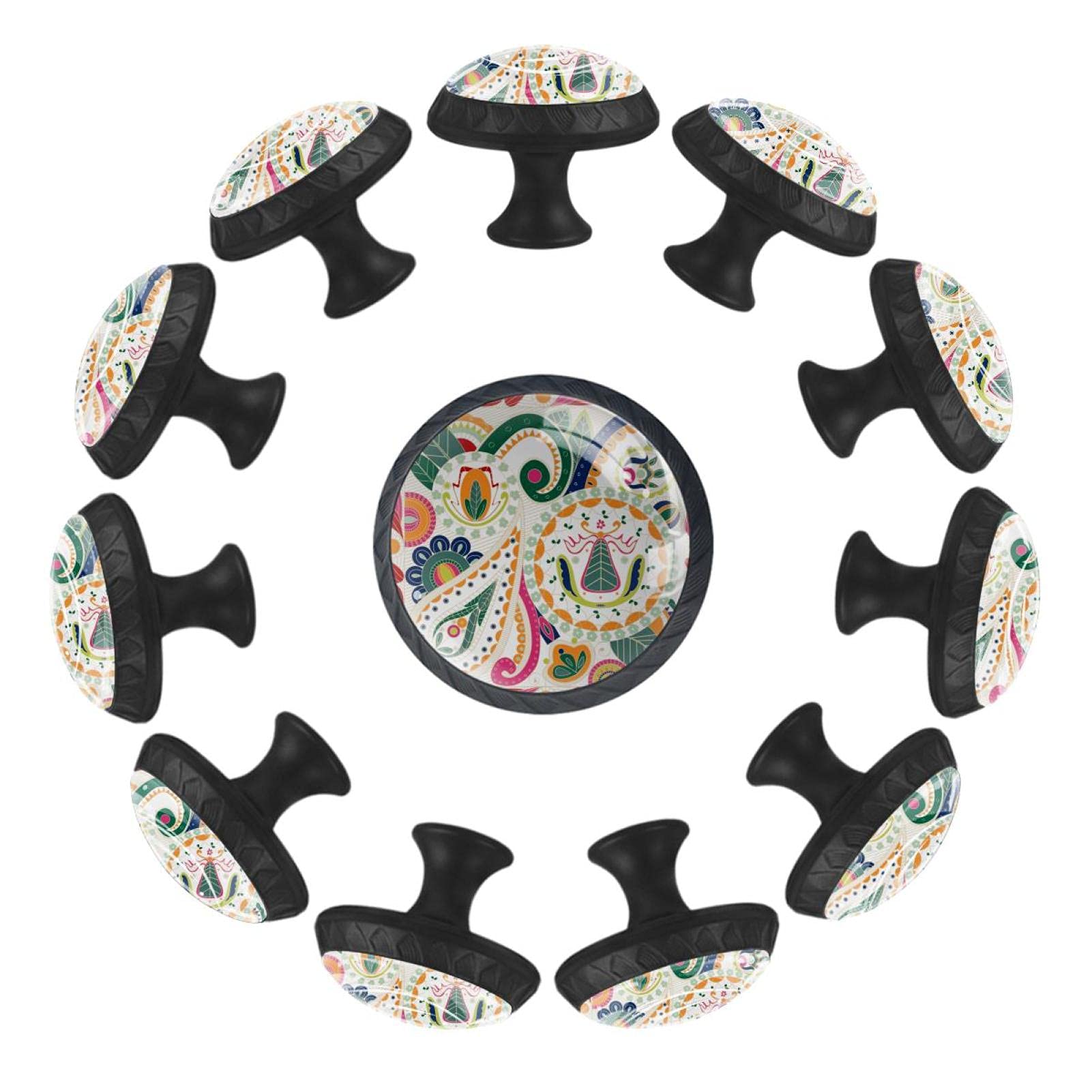 Boutons de tiroir pour remplacer les poignées usées de commode avec le style Limaco Paisley