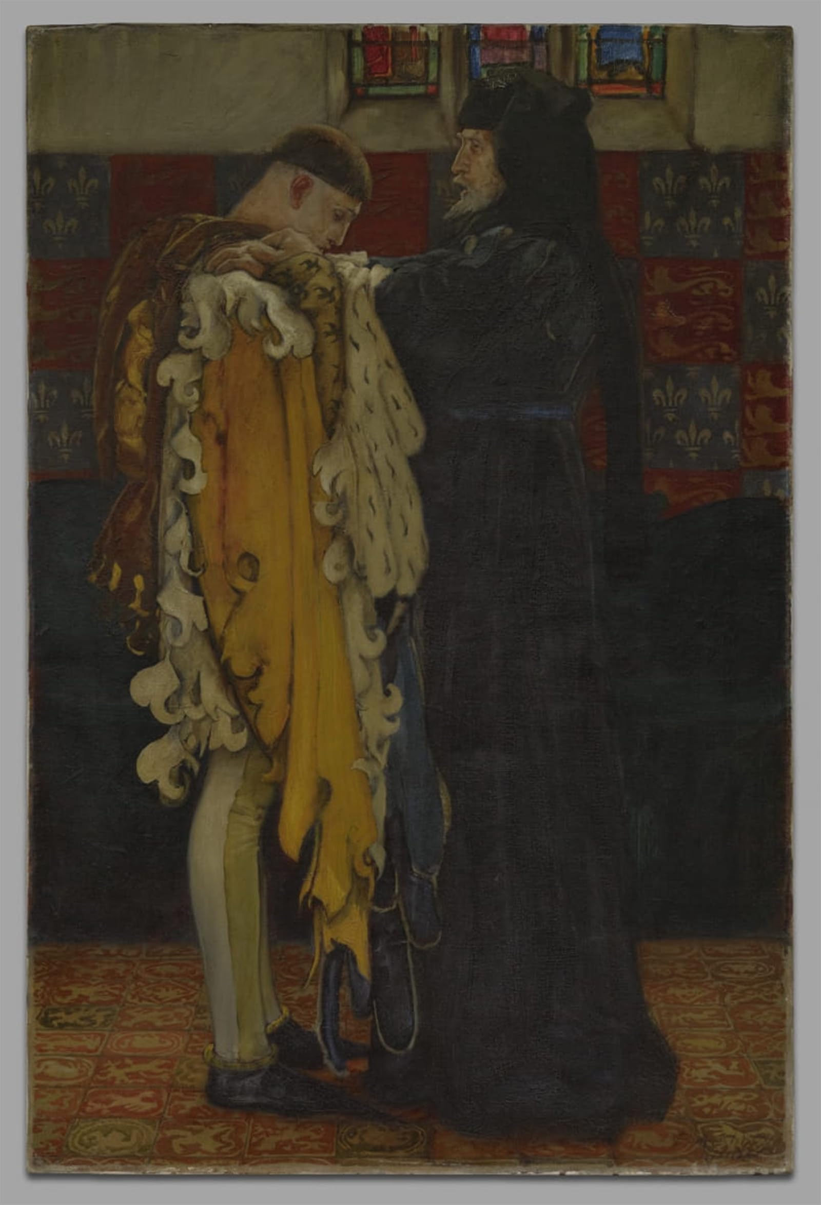 POSTERIIk Famous Animal Posters Vintage Picture the King by Edwin Austin Abbey Modern Wall Decor for Home Decor 60x90cm