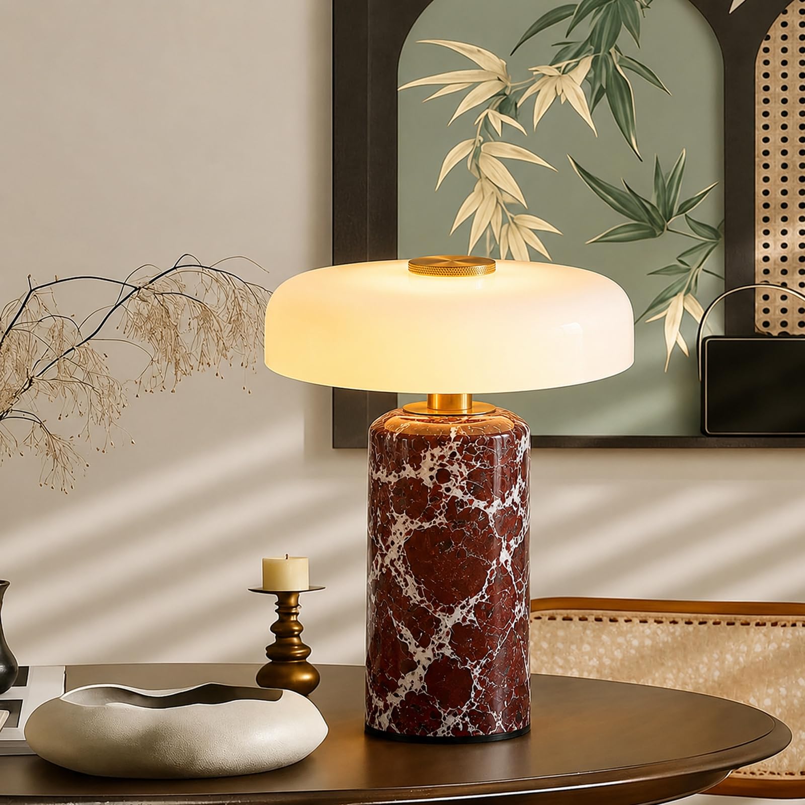 Lampe de table tactile rechargeable intensité variable 3 voies - 7