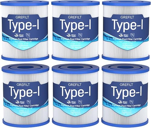 Type I Pool Filter Cartridges, Replaces Summer Waves 330 GPH Filter Pump