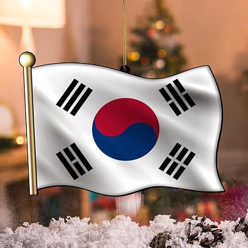 Vista 45 de Adorno acrílico de Navidad de Filipinas, decoración de árbol de Navidad, adorno de Navidad nacional para niños, bandera de Filipinas, banderas