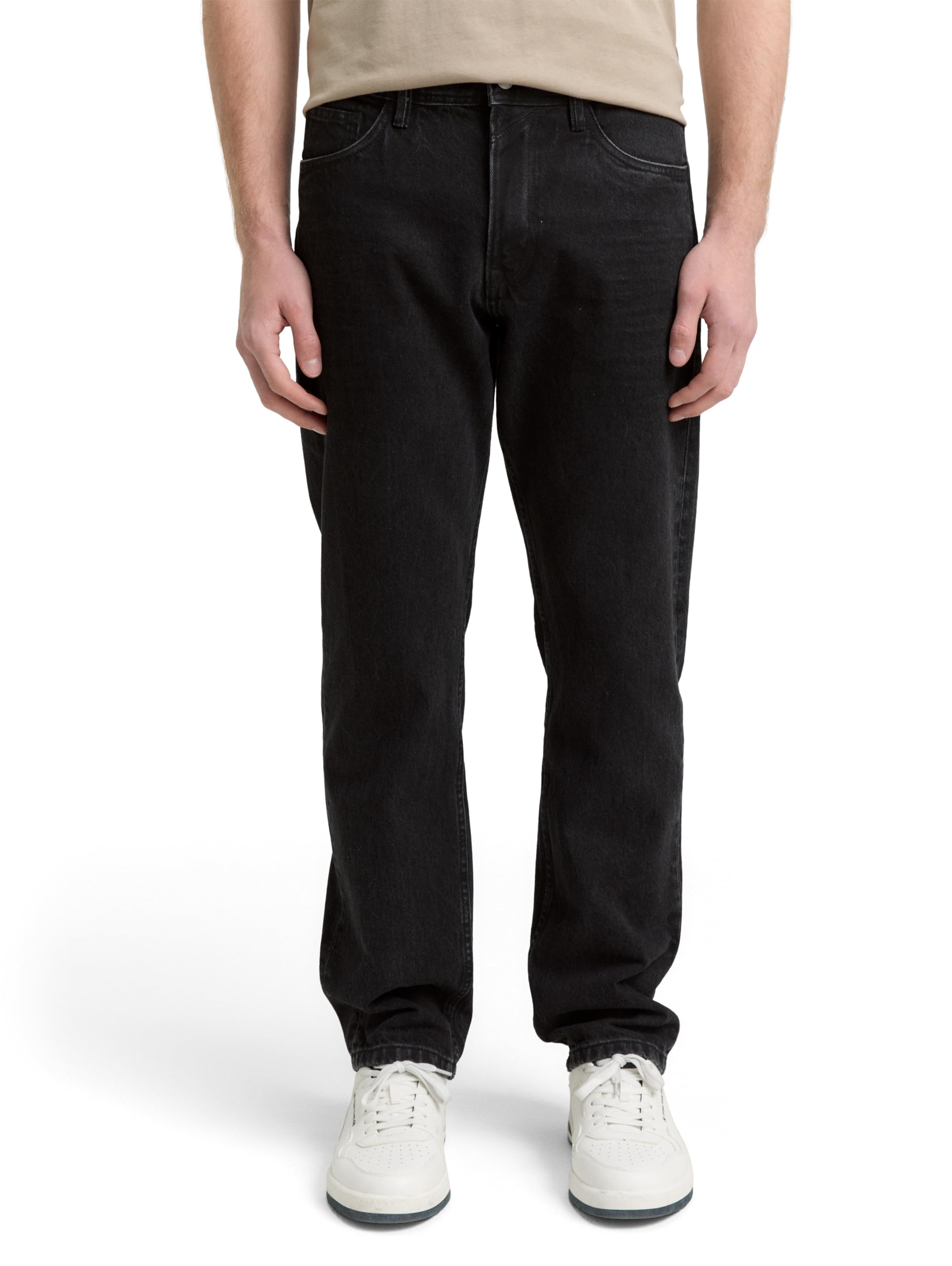 TOM TAILOR Men's 1044988 Jeans, 10240-Black Denim, 30W / 36L
