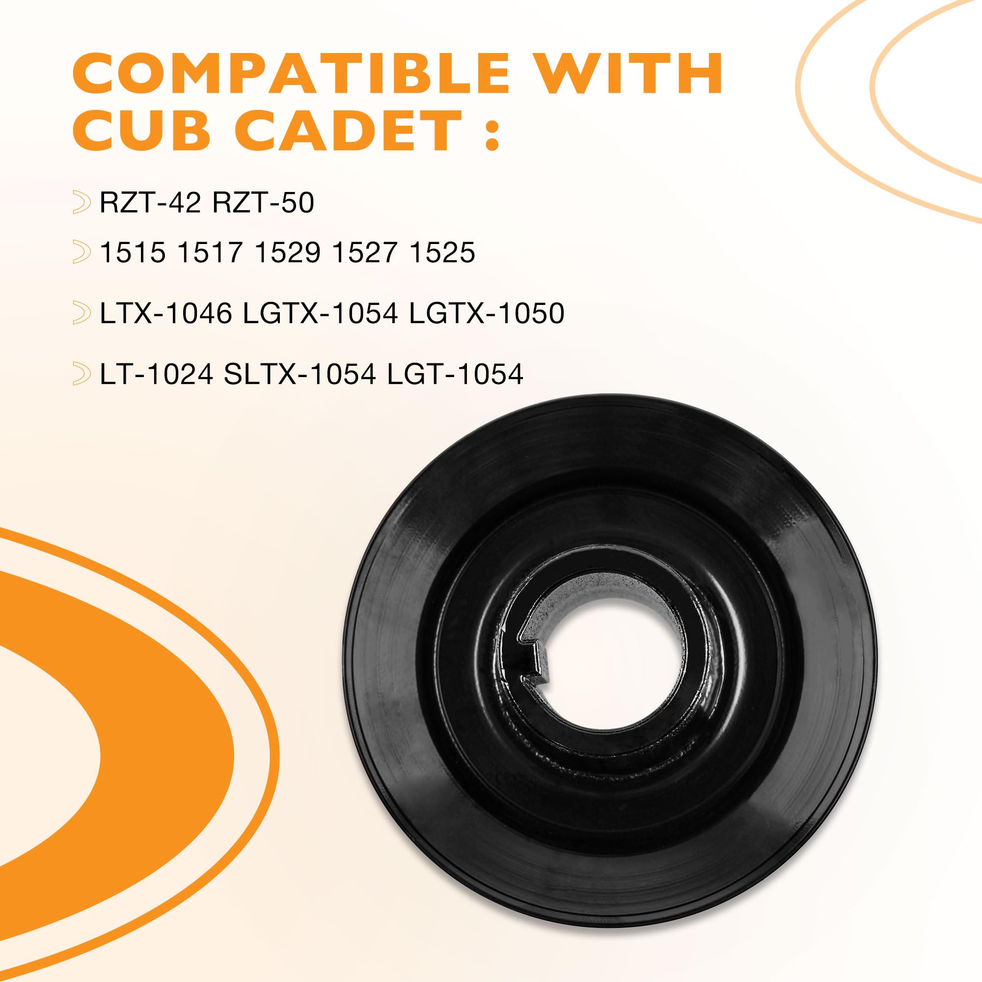 Polea de motor 756-0978 compatible con Cub Cadet MTD Engine RZT SLTX LGTX GT LT LGT SLT LTX 1046 1045 1042 1515 1529
