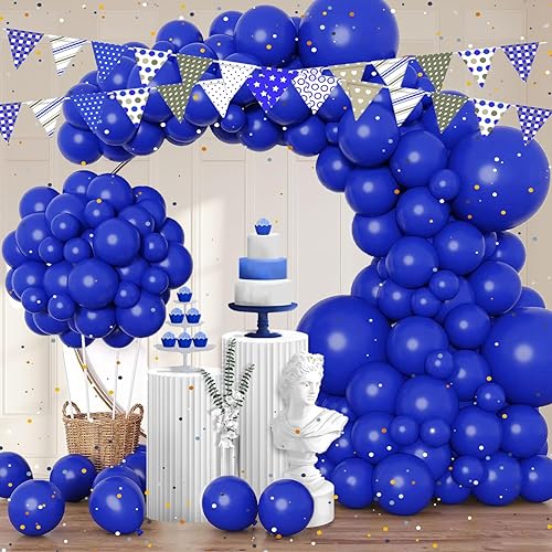 Juego de globos de látex de 139 piezas, juegos de globos de fiesta de cumpleaños, baby shower de graduación, guirnalda de globos de vacaciones de