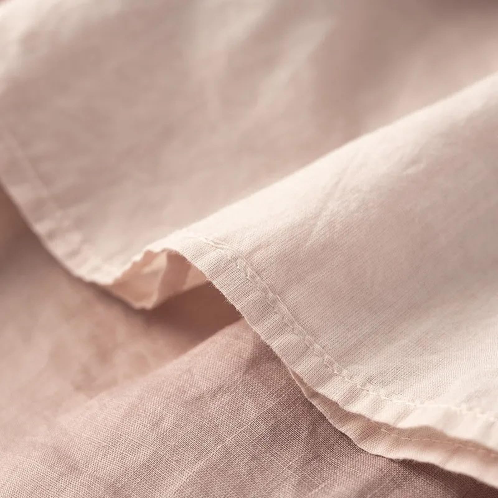 Gonna Midi Estiva in Lino Tinta Unita da Donna con Elastico in Vita ed Elegante