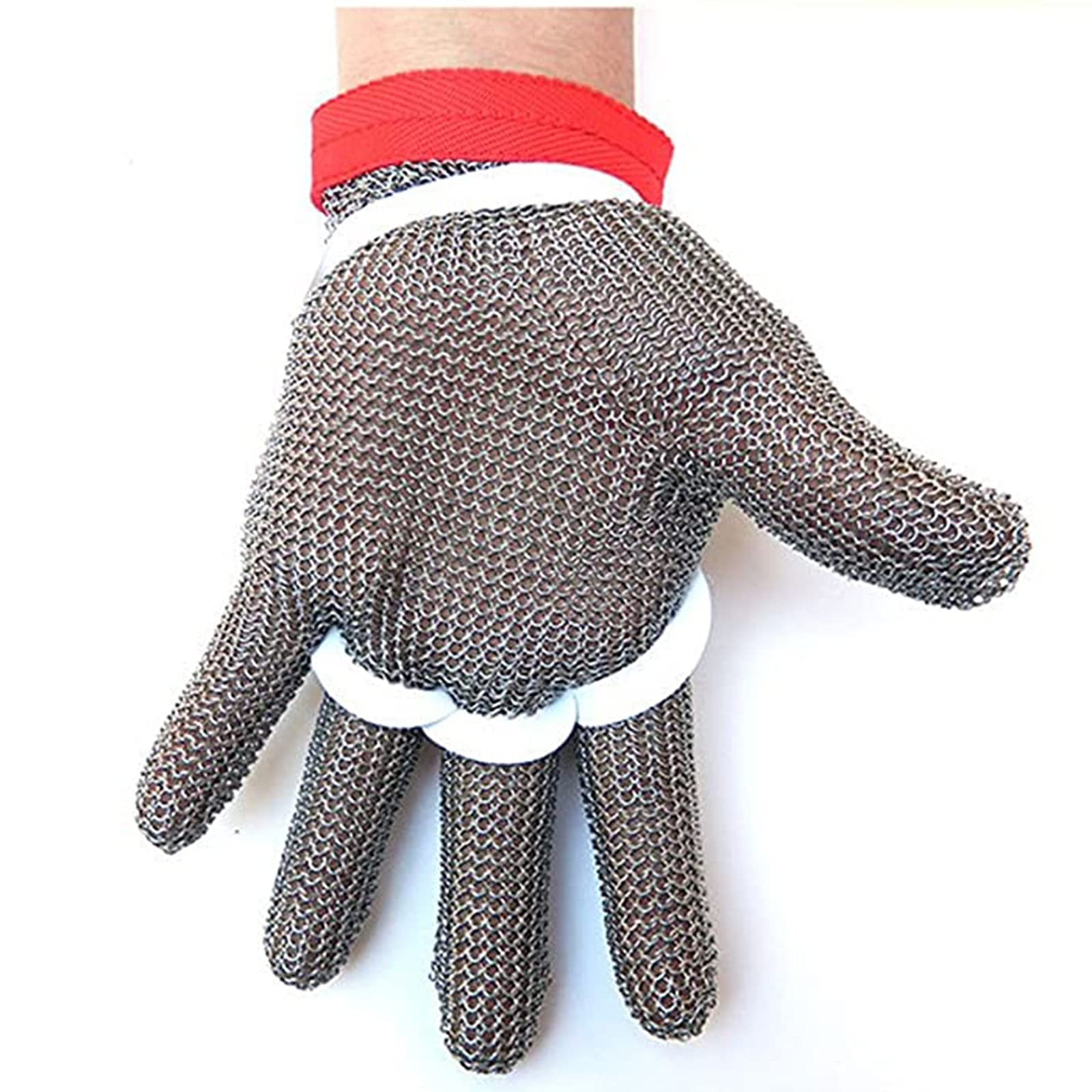 WXYZ Guantes Resistentes al Corte de Acero Inoxidable, Cocina, jardín, eliminación de ostras, Guantes de Trabajo de Seguridad, Impermeable y Antideslizante (Color : 2pcs/S)