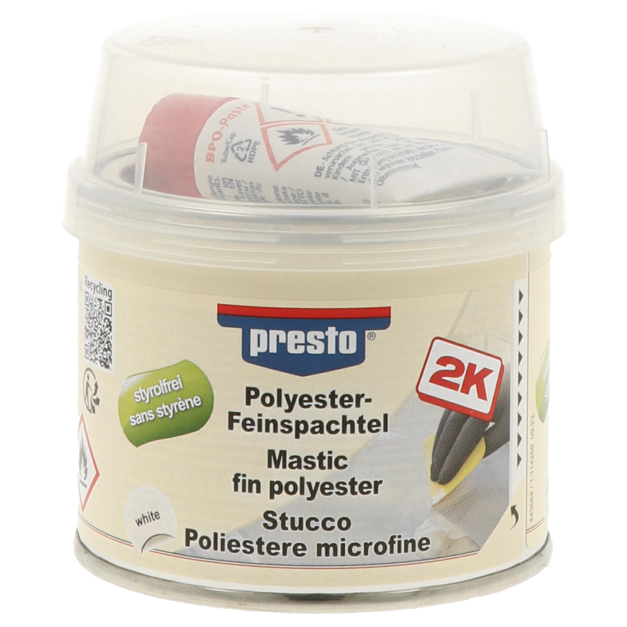 presto 443664 Mastic fin sans styrène 250 g
