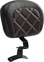 Vista 30 de TCT-MOTORPARTS Asiento de Conductor y Pasajero de Perfil Bajo con Almohadilla de Respaldo de Conductor para Harley Touring Road King 2009-2023