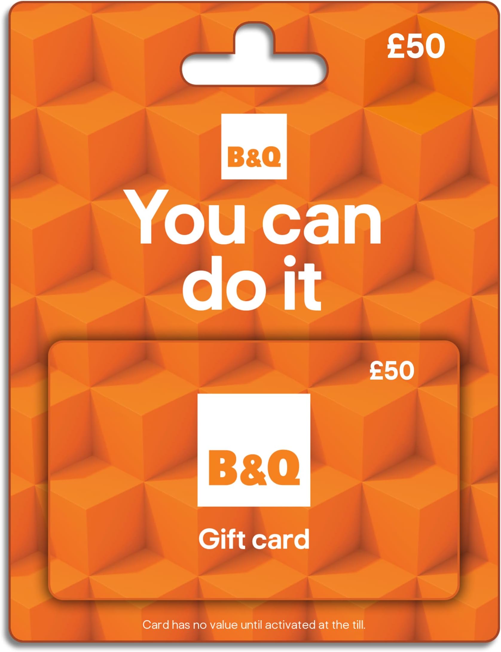 B&Q Gift Card - UK Redemption Only - Delivered by post