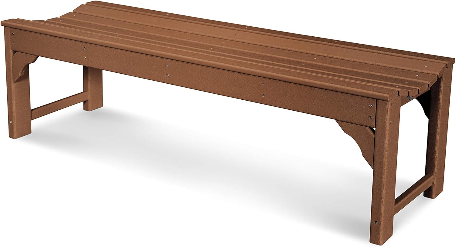 POLYWOOD® Traditional Garden Bench, Black