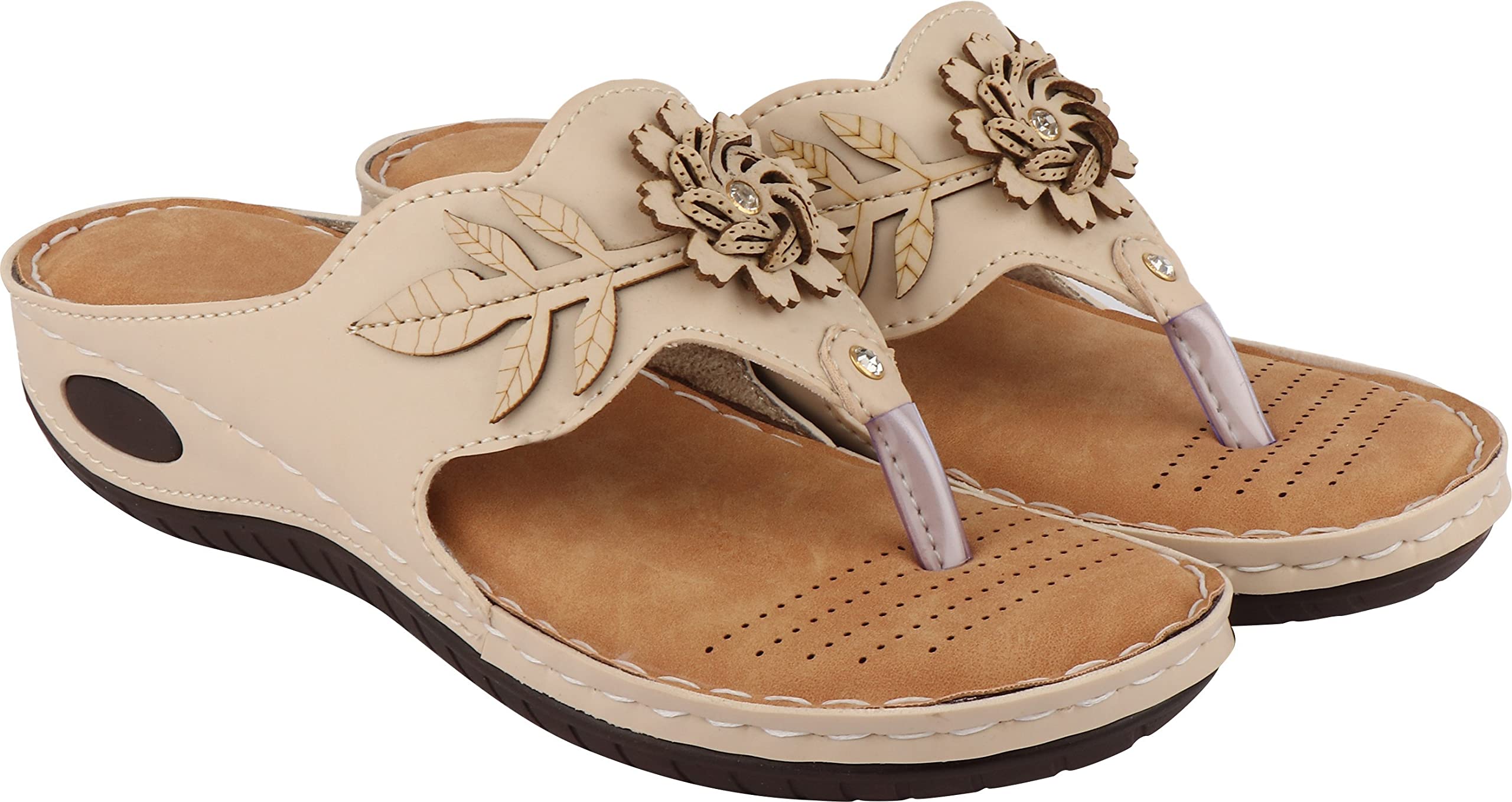 Shoetopia Girls Cream Stylish Trending Flats (B09NBMCCH8) Amazon Price History, Amazon Price Tracker