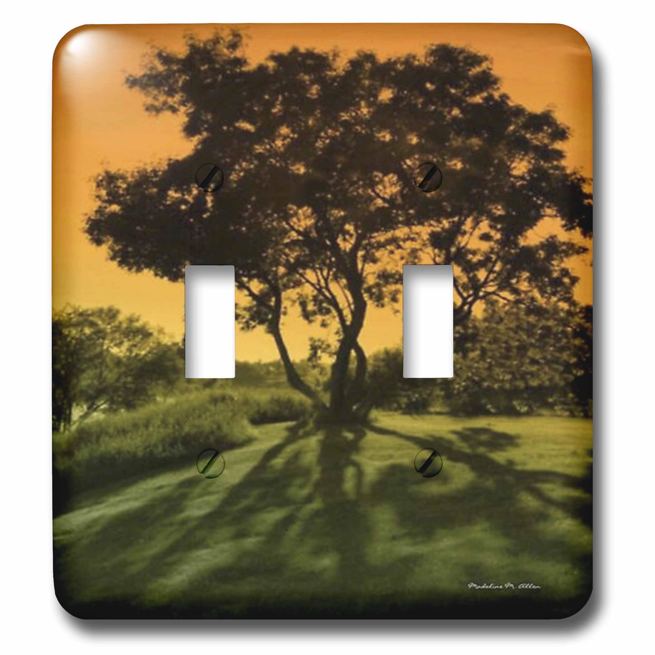 Interrupteur à bascule double arbre généalogique 3dRose lsp_9179_2 pour votre décoration