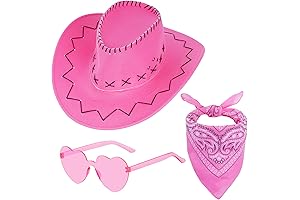 Howdy Cowgirls! Giddy Up with Our Pink Western Costume Accessory Set