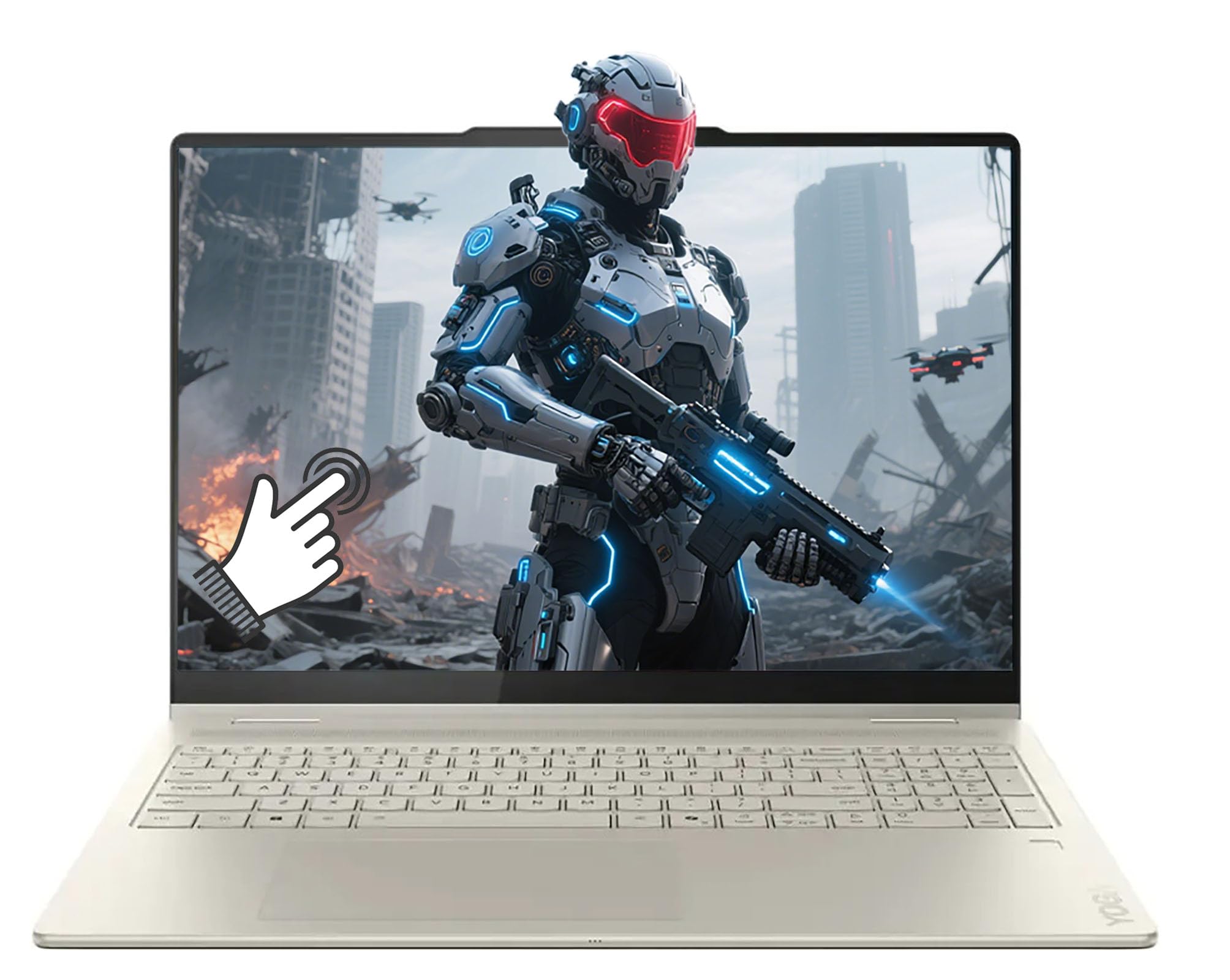 Lenovo Yoga 7 2 in 1 AI Laptop 16” 2K Touchscreen, AMD Ryzen AI 5 340