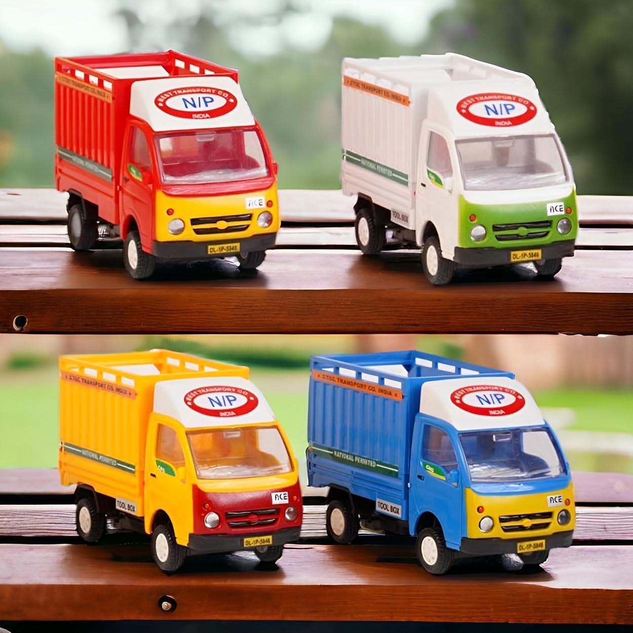 Toys Treasure We Deliver Smiles Kid Toys Treasure Combo Of Pull Back Miniature Public Goods Carrier Ace Freight & Cargo Truck (Multicolor, Pack Of: 2)