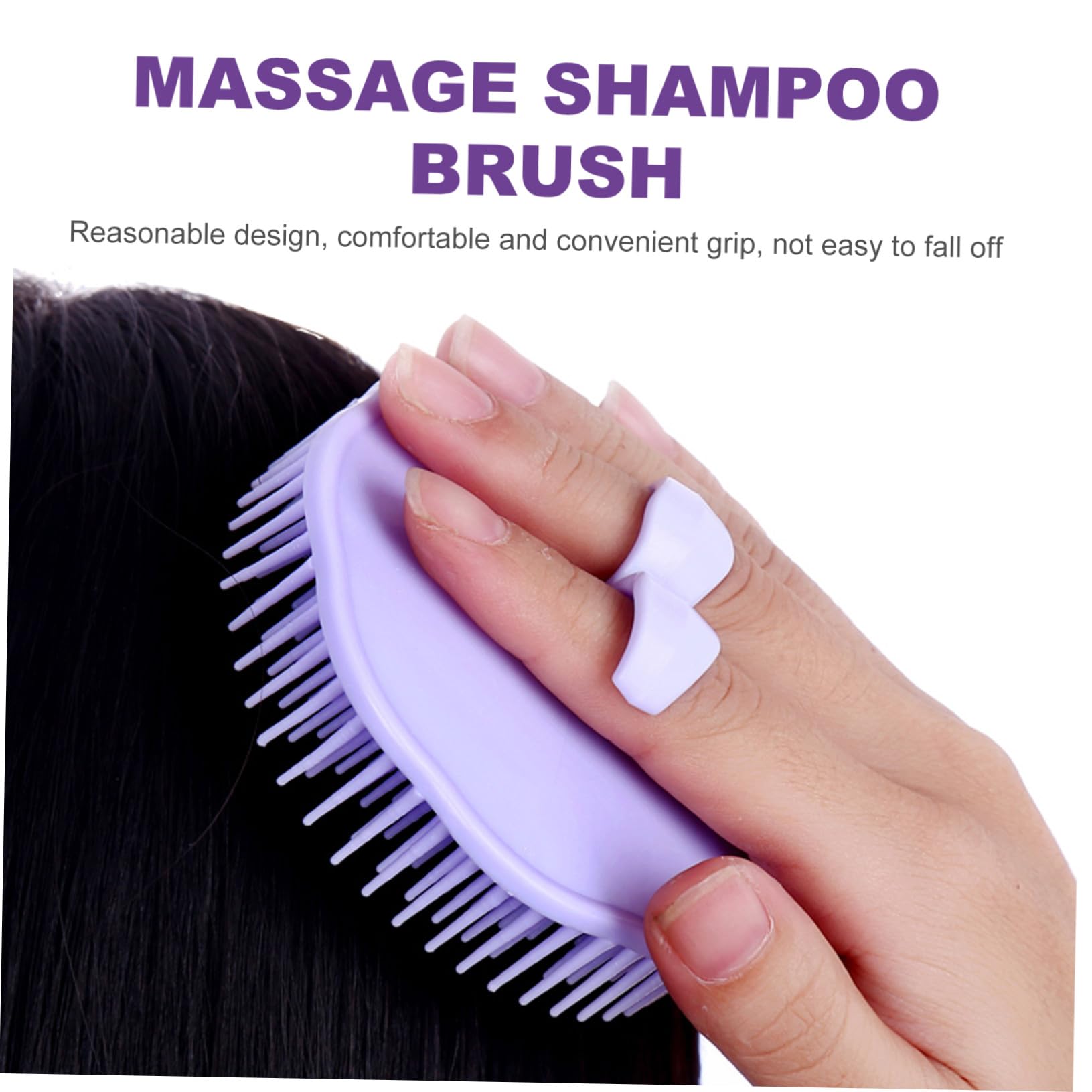 Duraderos Color Aleatorio para Cuero Cabelludo y Cabello Diseño Ergonómico de Plástico 12 Peines de Masaje Ligeros y Resistentes para Lavado y Viaje