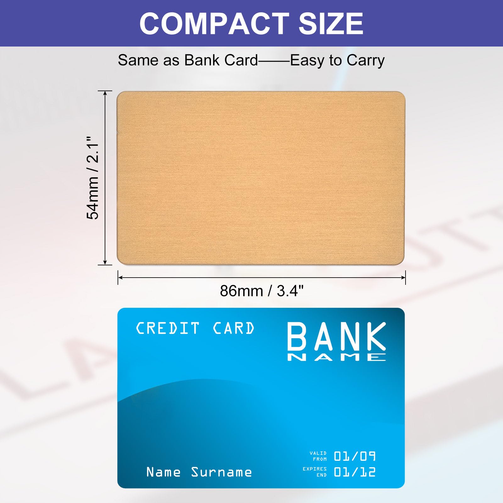 Biglietti Da Visita In Alluminio Anodizzato - 15 Pezzi, 0.8mm, Per Incisione Laser, Nero - Foto 7