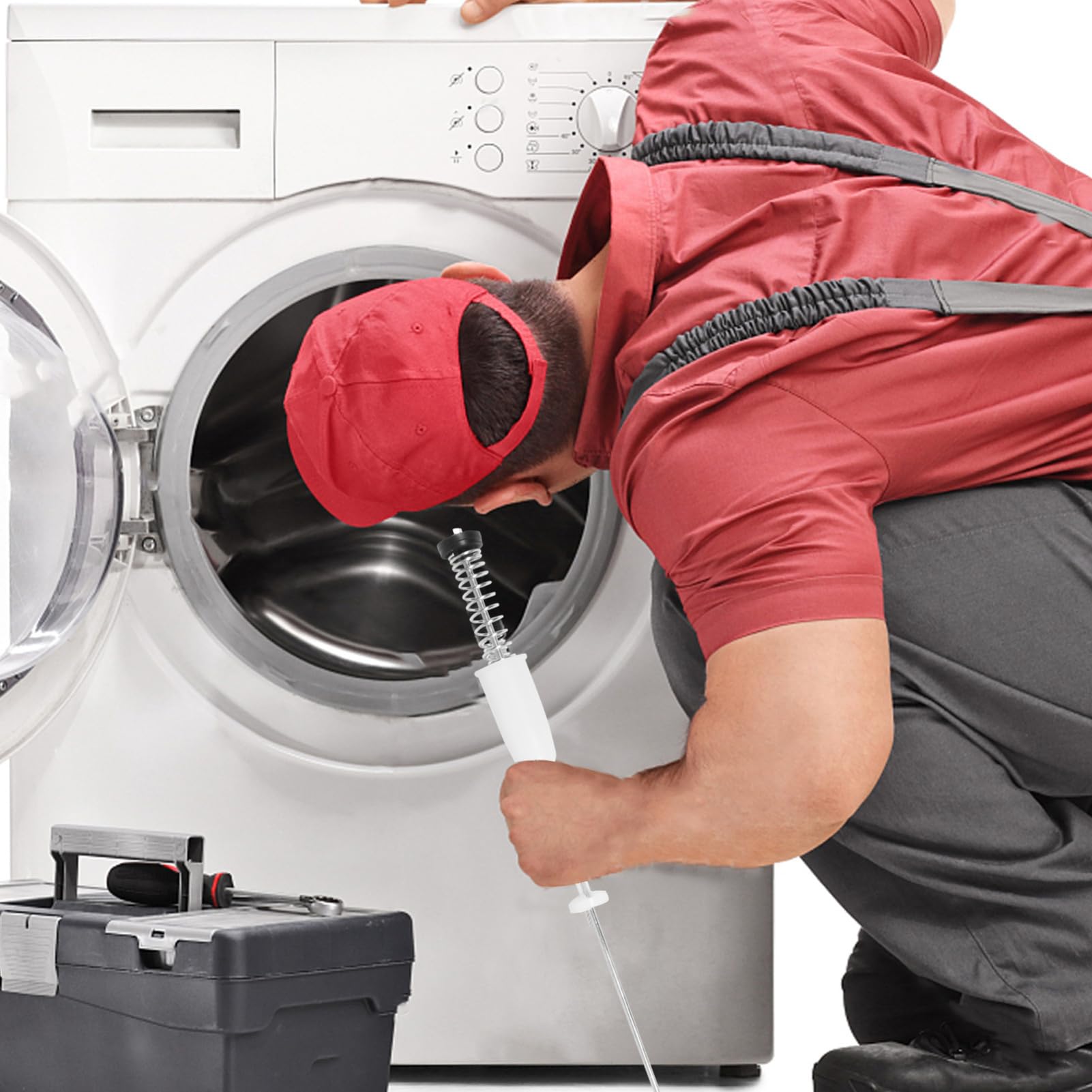 Amortiguador de Lavadora para Automática, Acero Inoxidable, 4 Piezas
